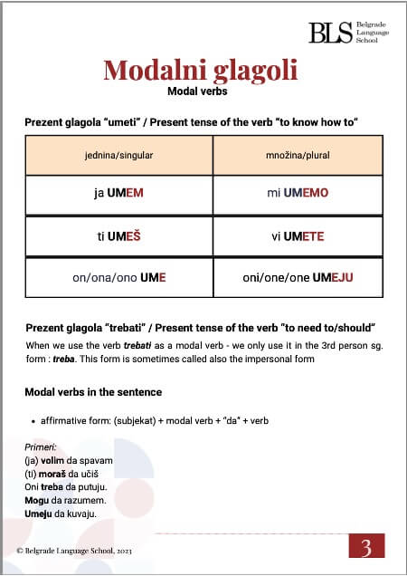 Serbian Upper Beginner Course (A1.2) | Belgrade Language School