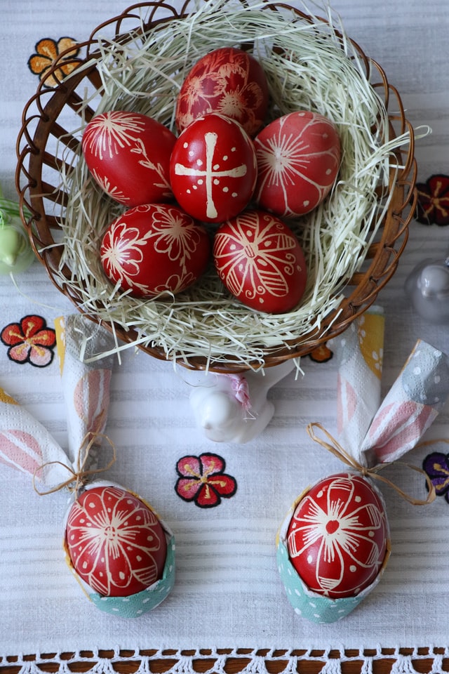The first and most important egg for Easter in Serbia is always red!