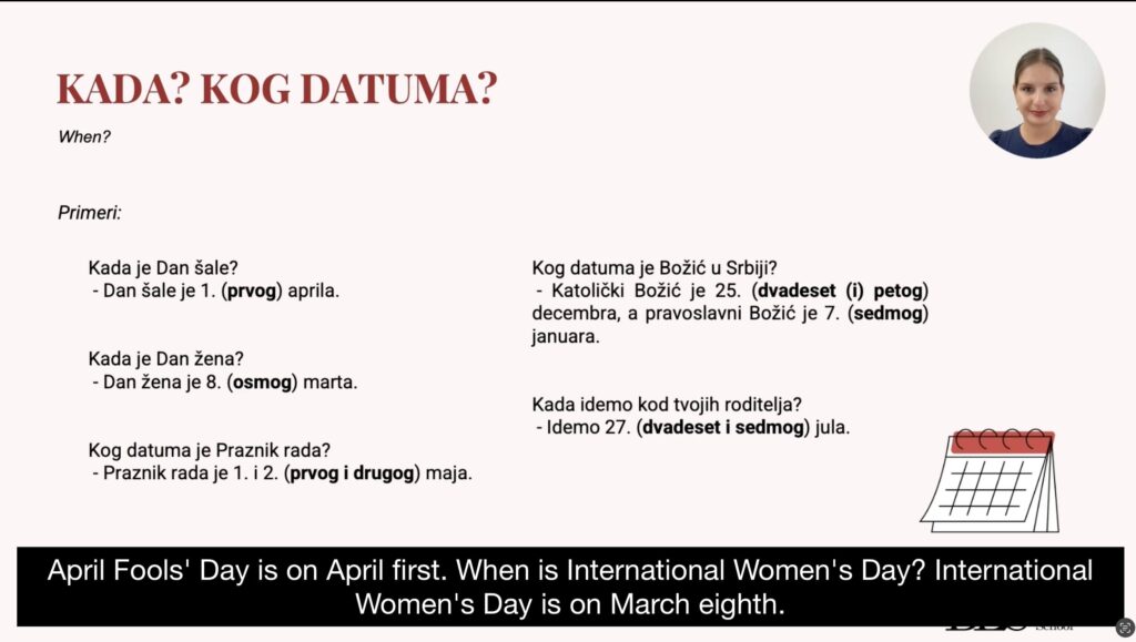 Serbian Pre-Intermediate Course (A2.1) | Belgrade Language School |